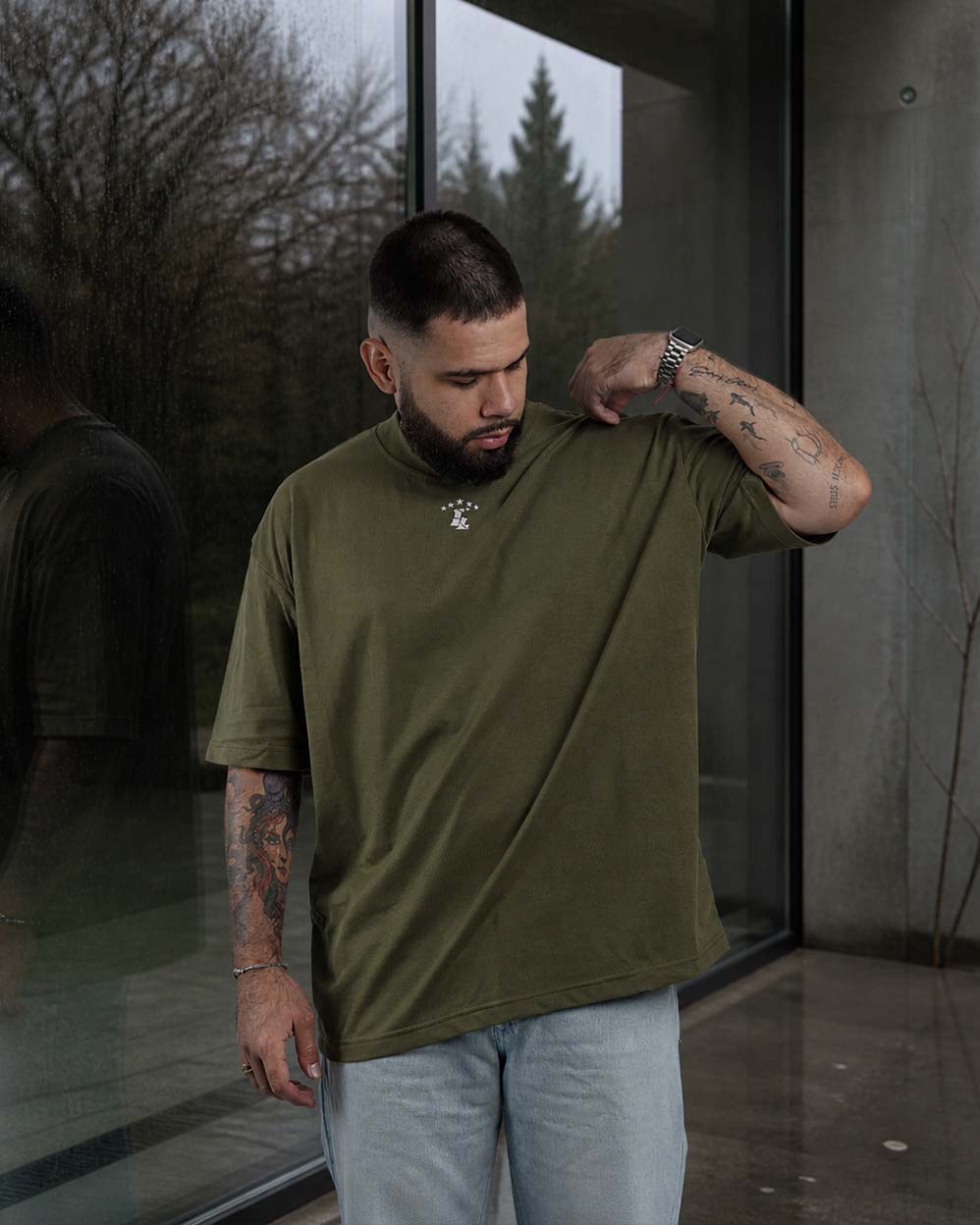 POLERAS OVERSIZED// BASICA MINI LOGO v2