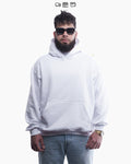 BASIC//ESSENCIAL OVERSIZED HOODIE BLANCO