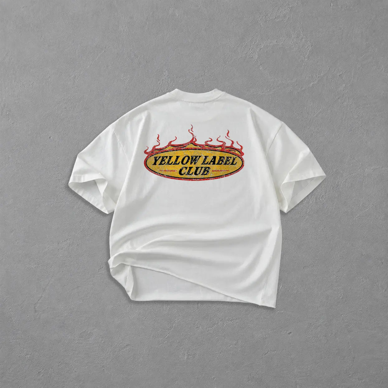 YELLOW LABEL FLAME TEE