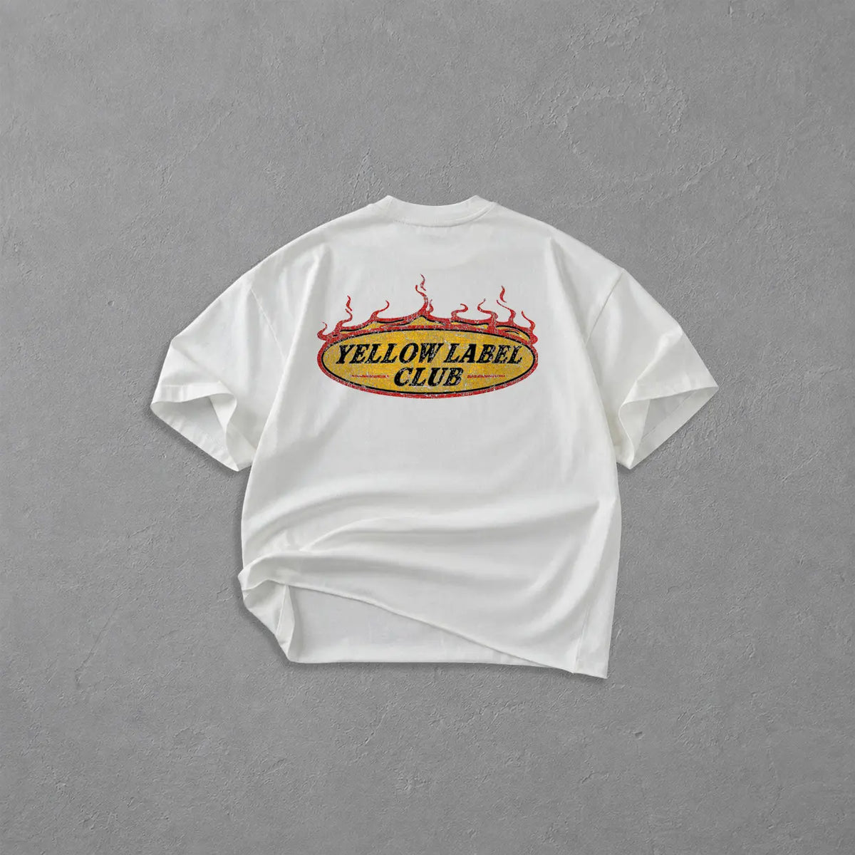 YELLOW LABEL FLAME TEE