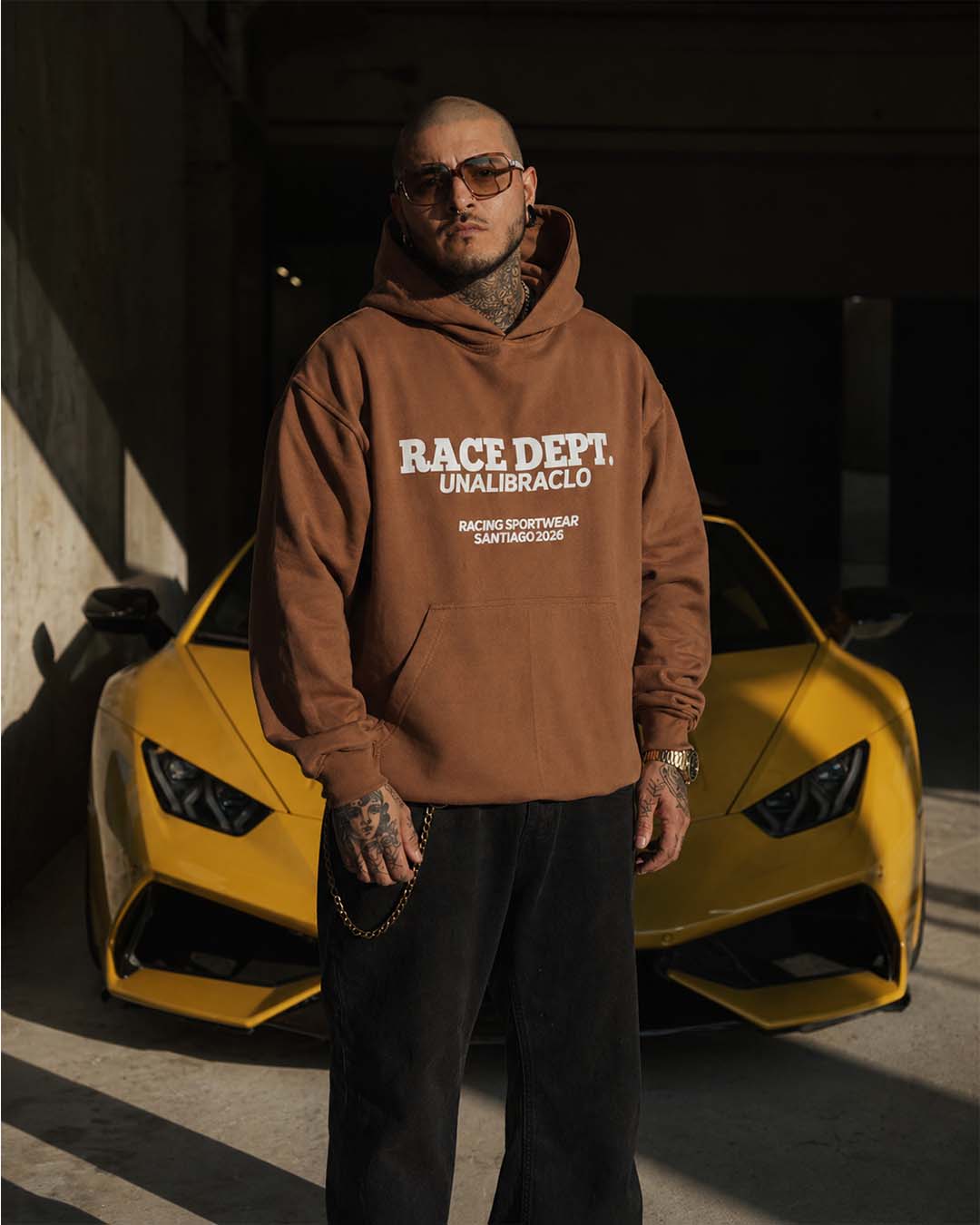 RACE DEPT. CLASIC FONT // OVERSIZED HOODIE