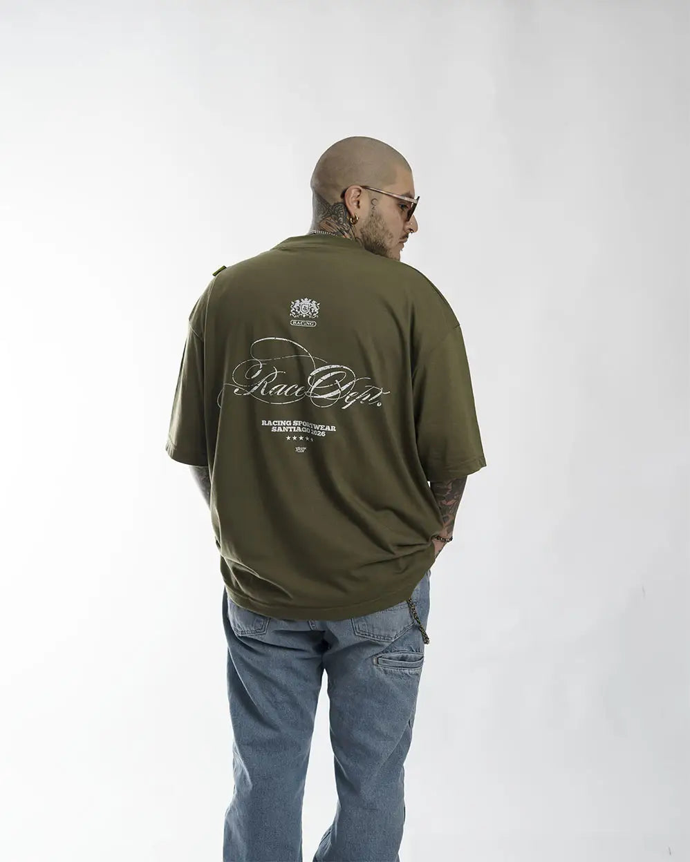 "RACEDEPT. BIG LOGO" // POLERA OVERSIZED