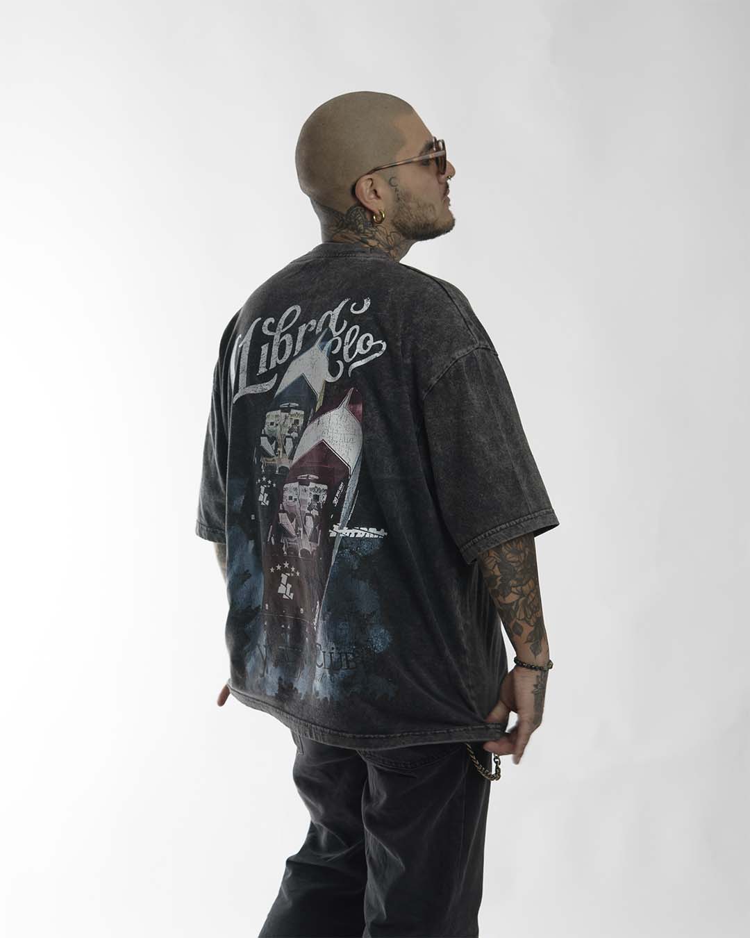 "ALL IN RACING" // OVERSIZED TEES // ACID WASH