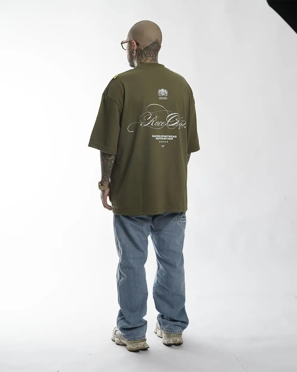 "RACEDEPT. BIG LOGO" // POLERA OVERSIZED