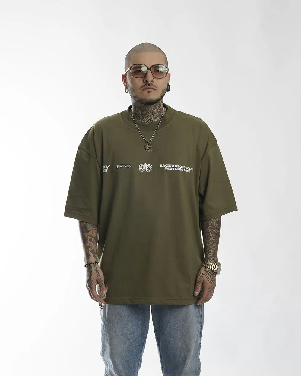 "RACEDEPT. BIG LOGO" // POLERA OVERSIZED