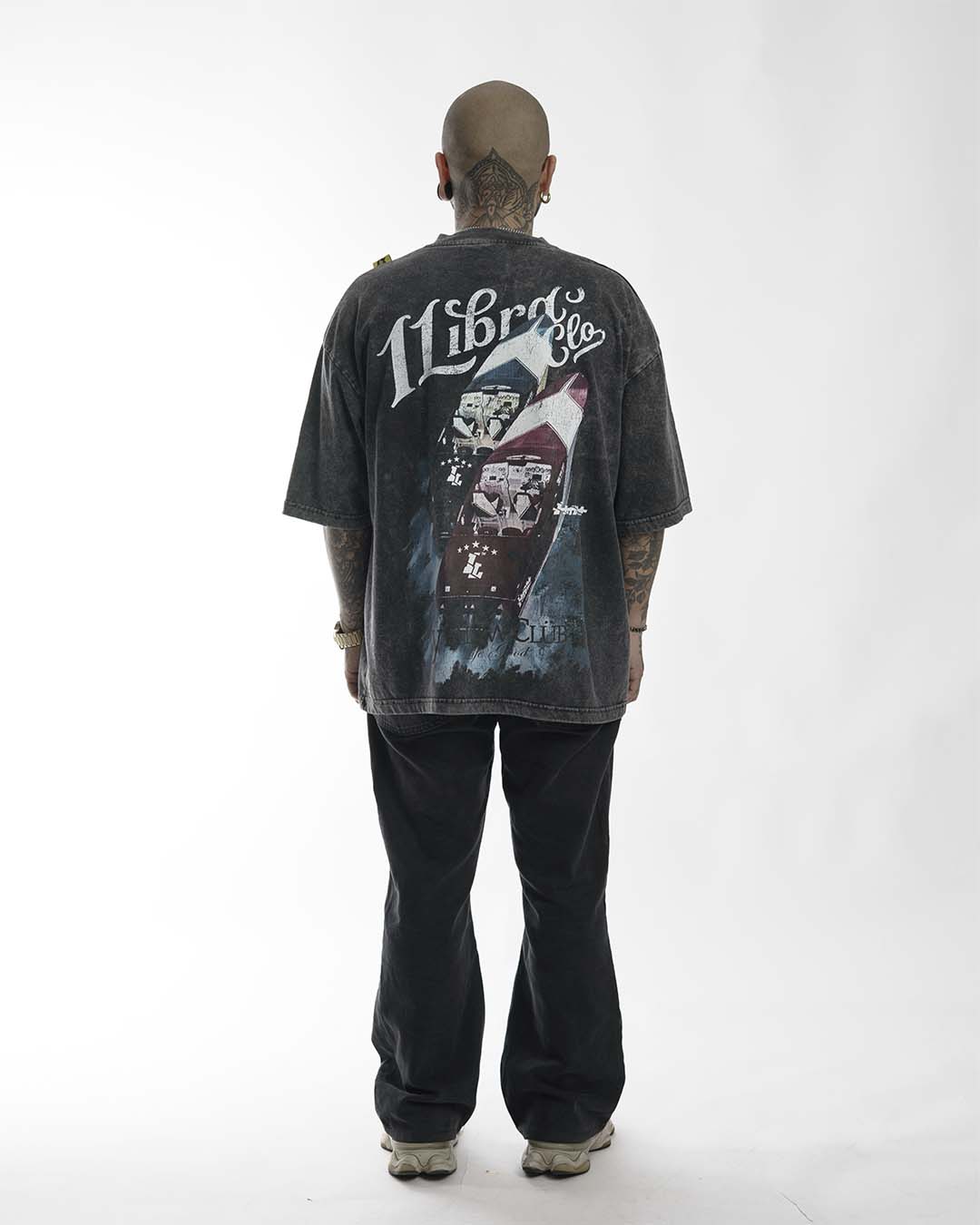"ALL IN RACING" // OVERSIZED TEES // ACID WASH