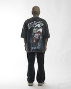 "ALL IN RACING" // OVERSIZED TEES // ACID WASH