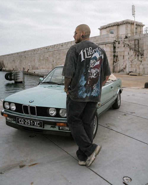 "ALL IN RACING" // OVERSIZED TEES // ACID WASH
