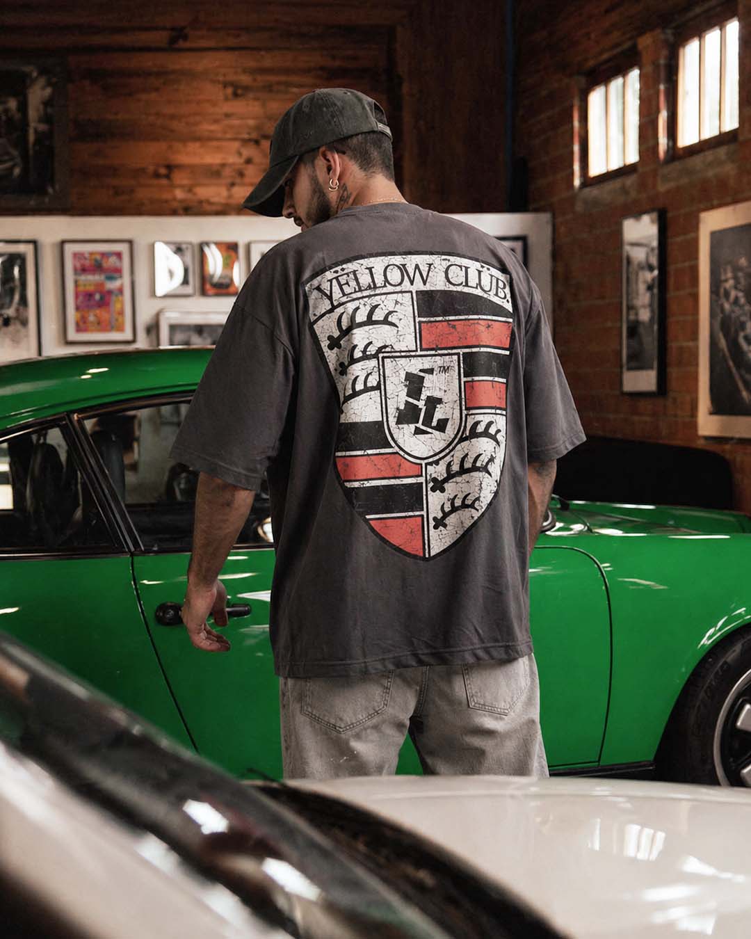 "PORSCHE LOGO" // POLERAS OVERSIZED