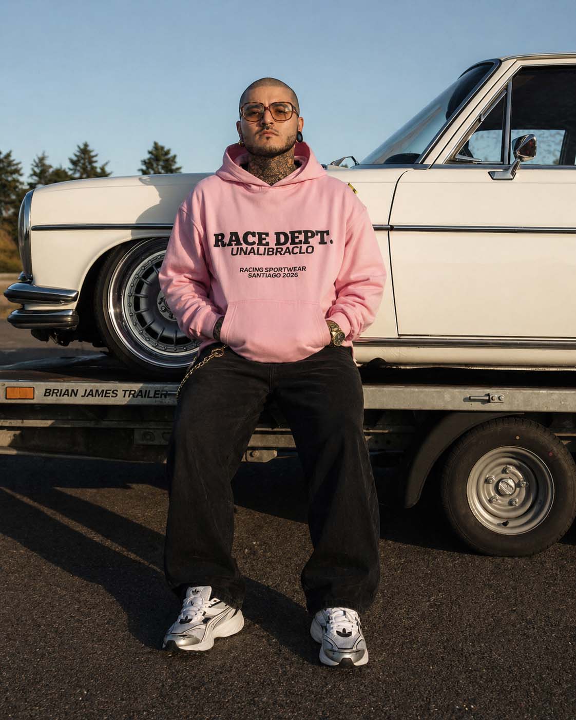 RACE DEPT. CLASIC FONT // OVERSIZED HOODIE