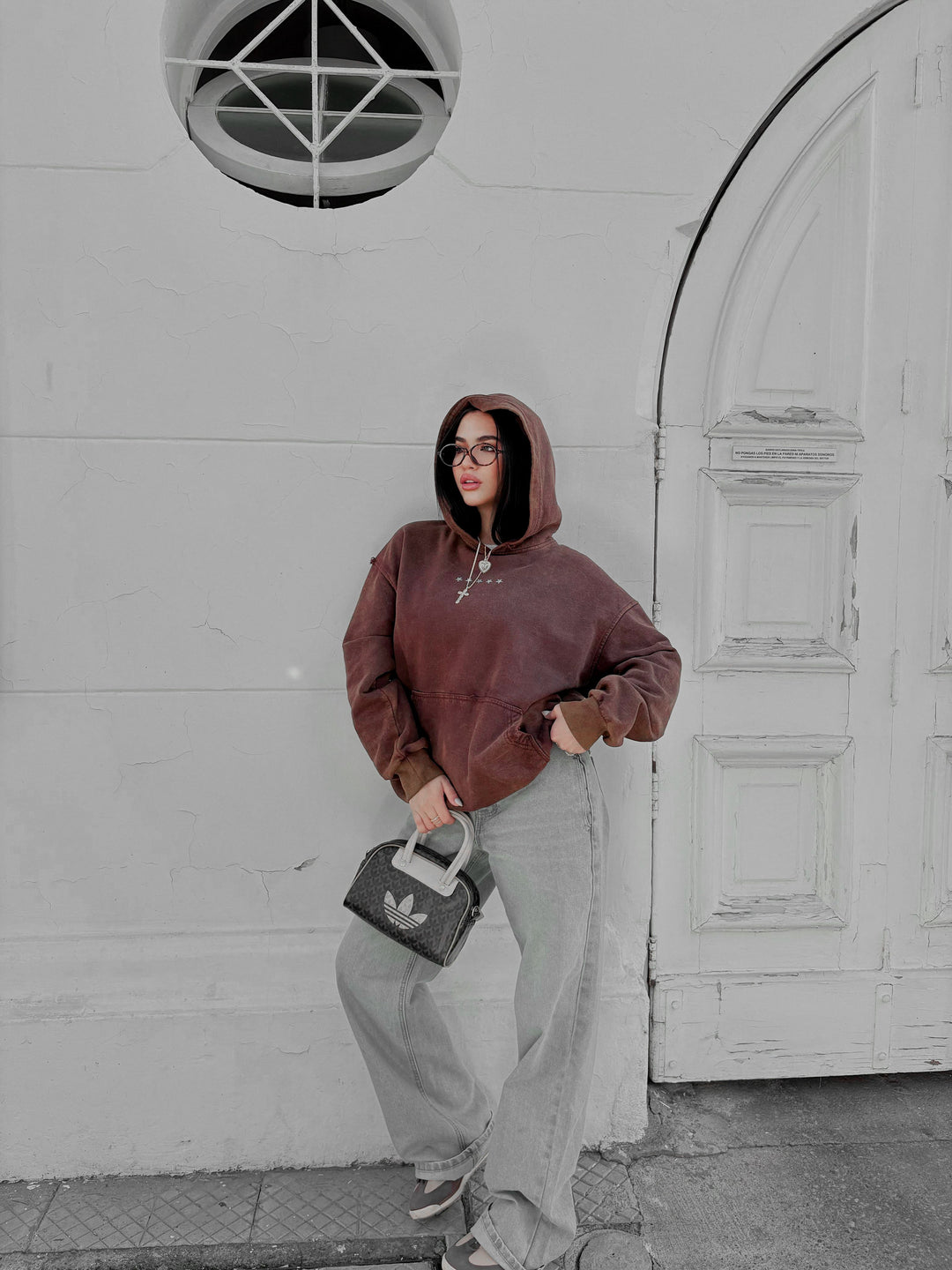 1LIBRACLO // HOODIE OVERSIZED // ACIDWASH