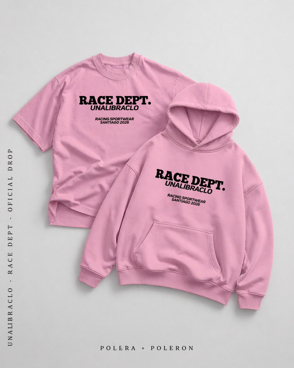 RACE DEPT CLASIC FONT // PACK POLERA + POLERON + ENVIO GRATIS!