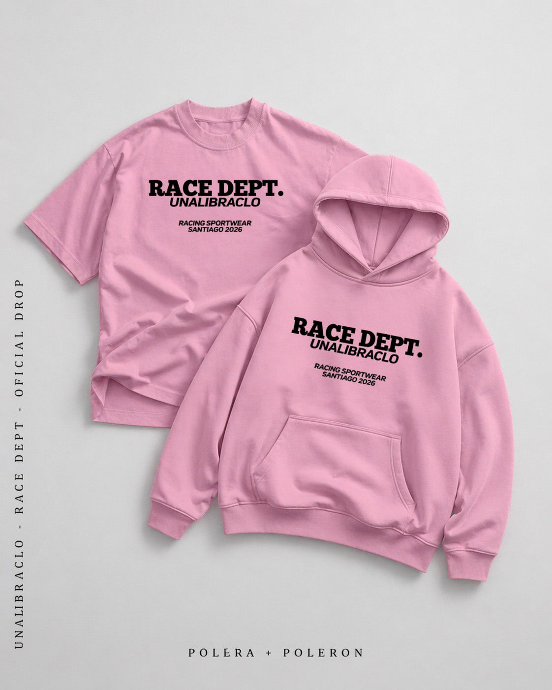 RACE DEPT CLASIC FONT // PACK POLERA + POLERON + ENVIO GRATIS!