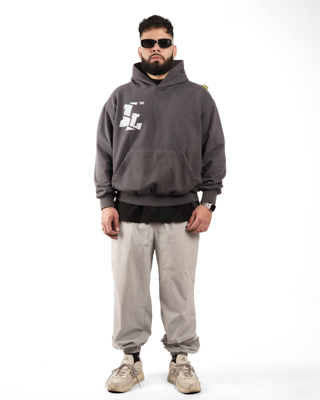 LABEL CLUB // HOODIE OVERSIZED // ACIDWASH