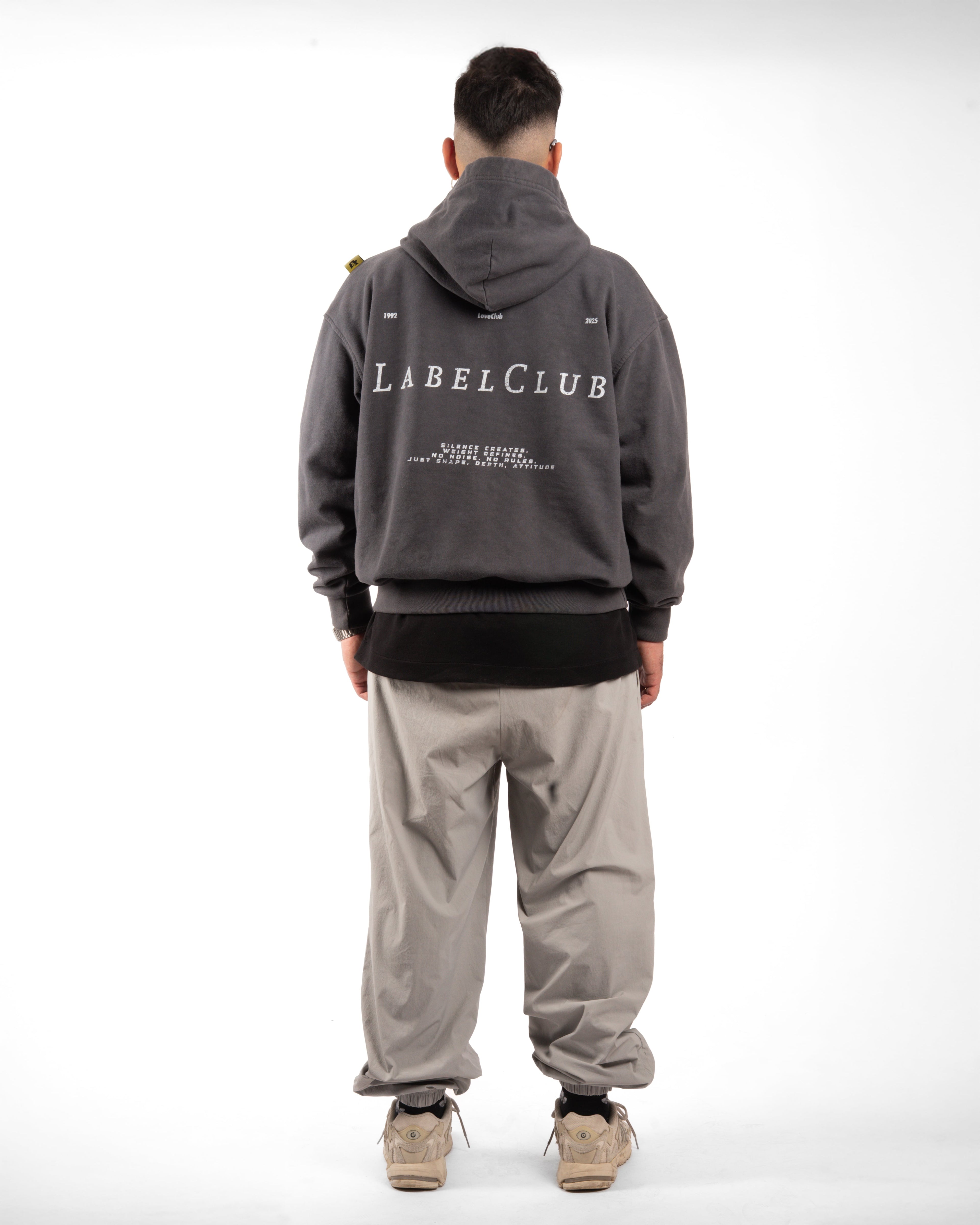 LABEL CLUB // HOODIE OVERSIZED // ACIDWASH