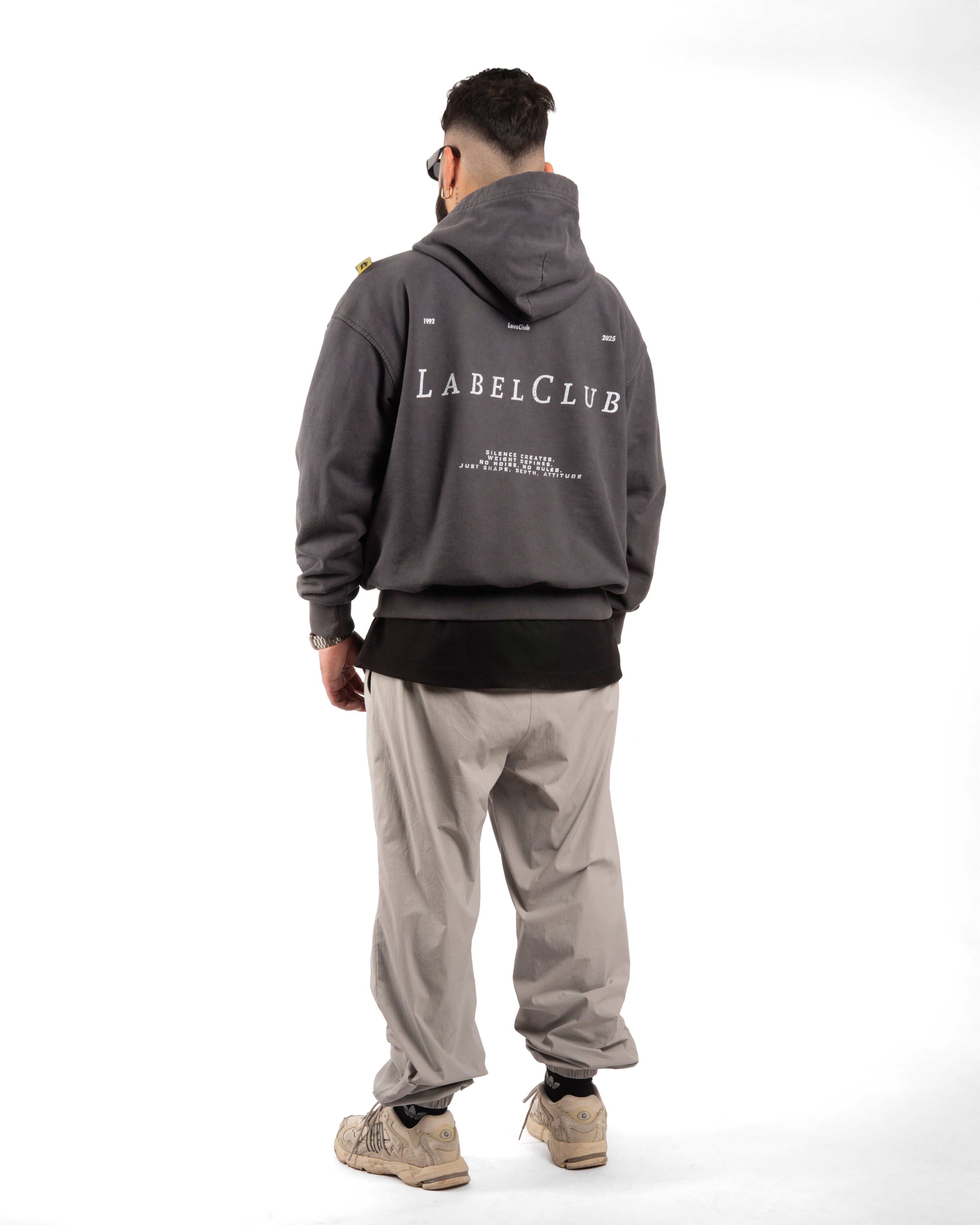 LABEL CLUB // HOODIE OVERSIZED // ACIDWASH