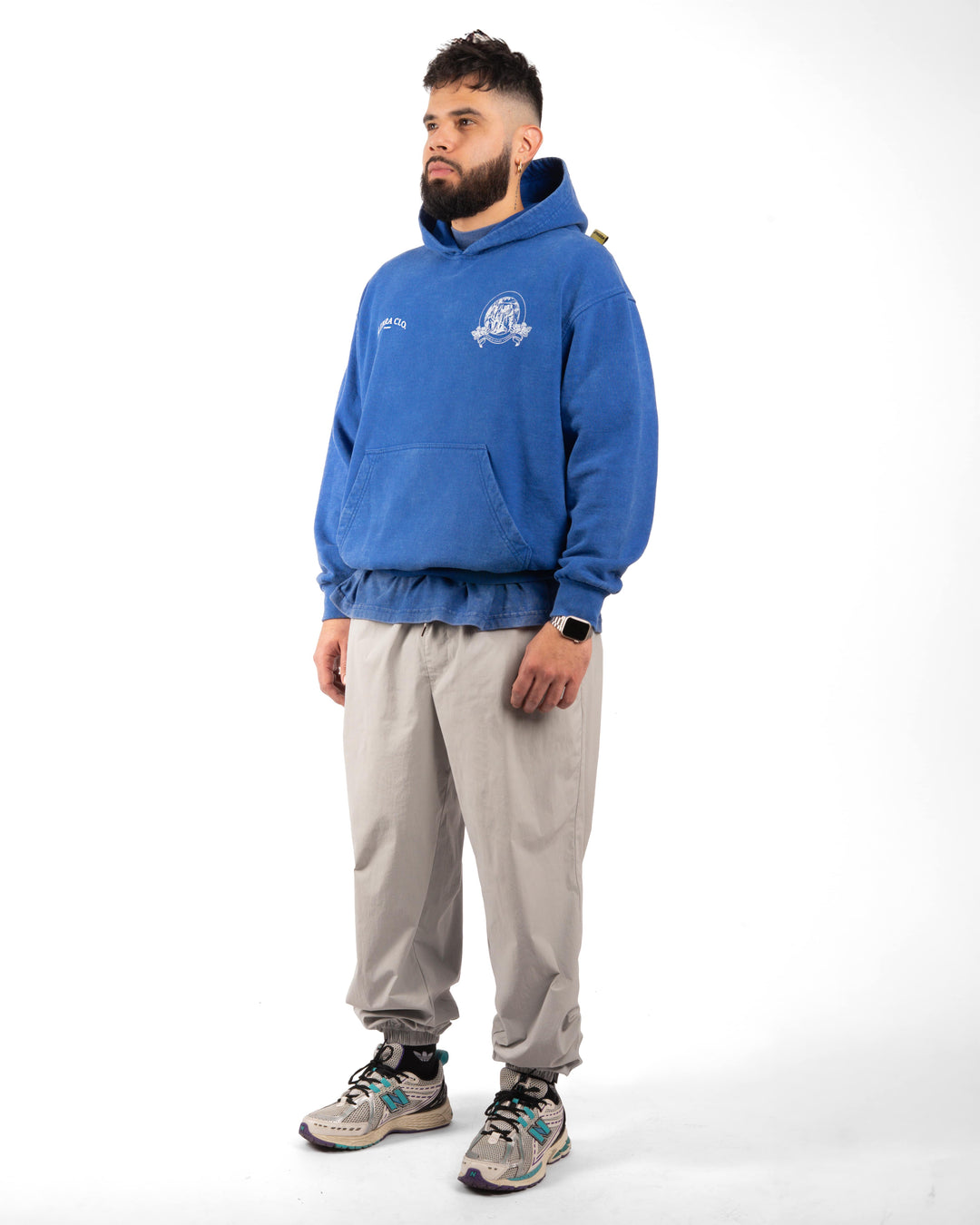 SAINT // HOODIE OVERSIZED // ACIDWASH