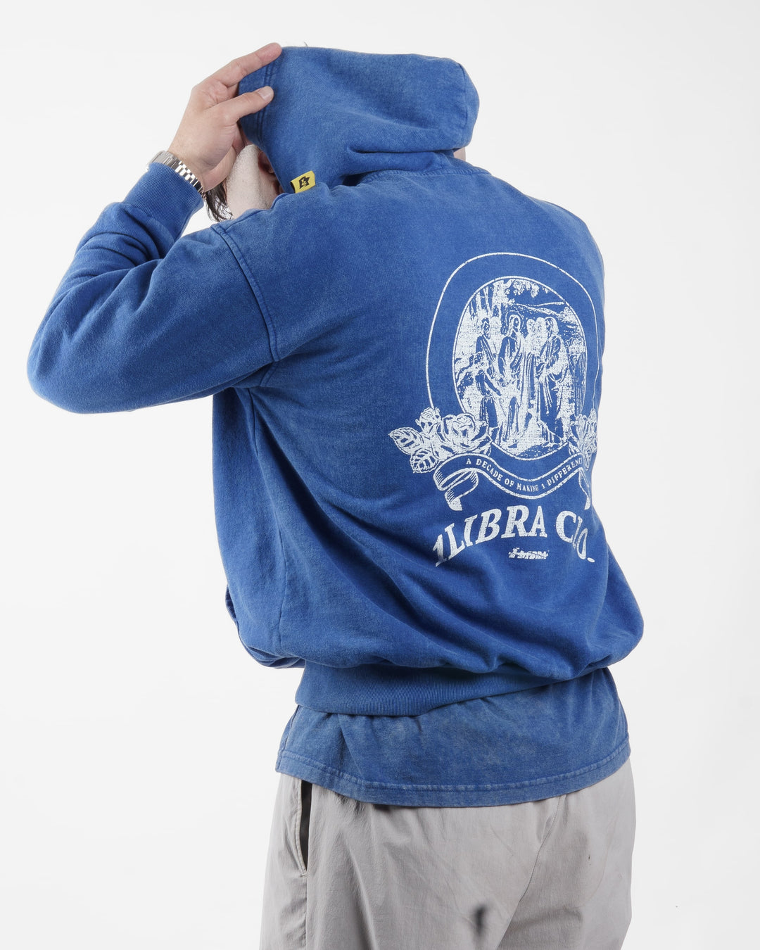 SAINT // HOODIE OVERSIZED // ACIDWASH