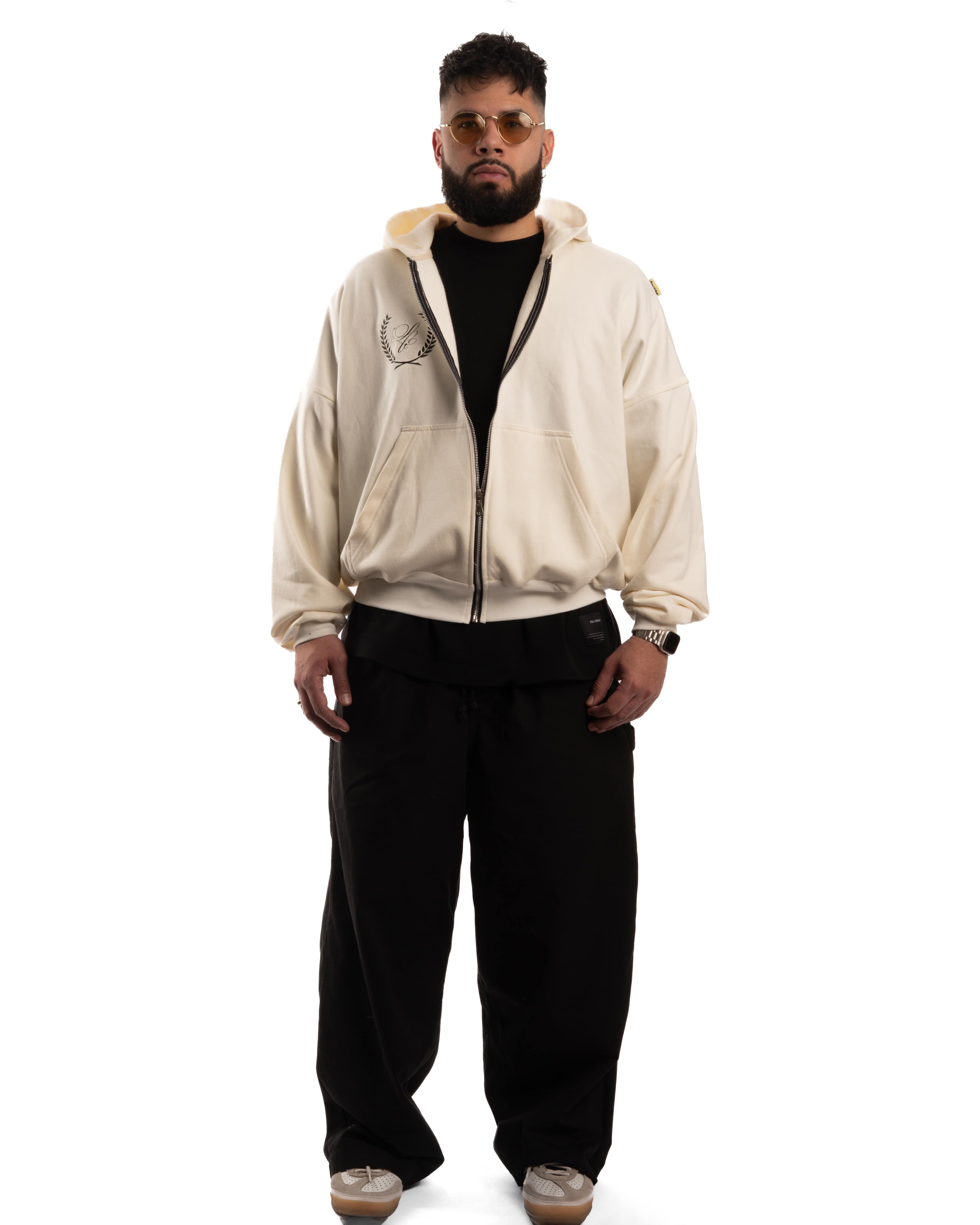 CLUB ZIP-UP // BOXY HOODIE ZIPPER