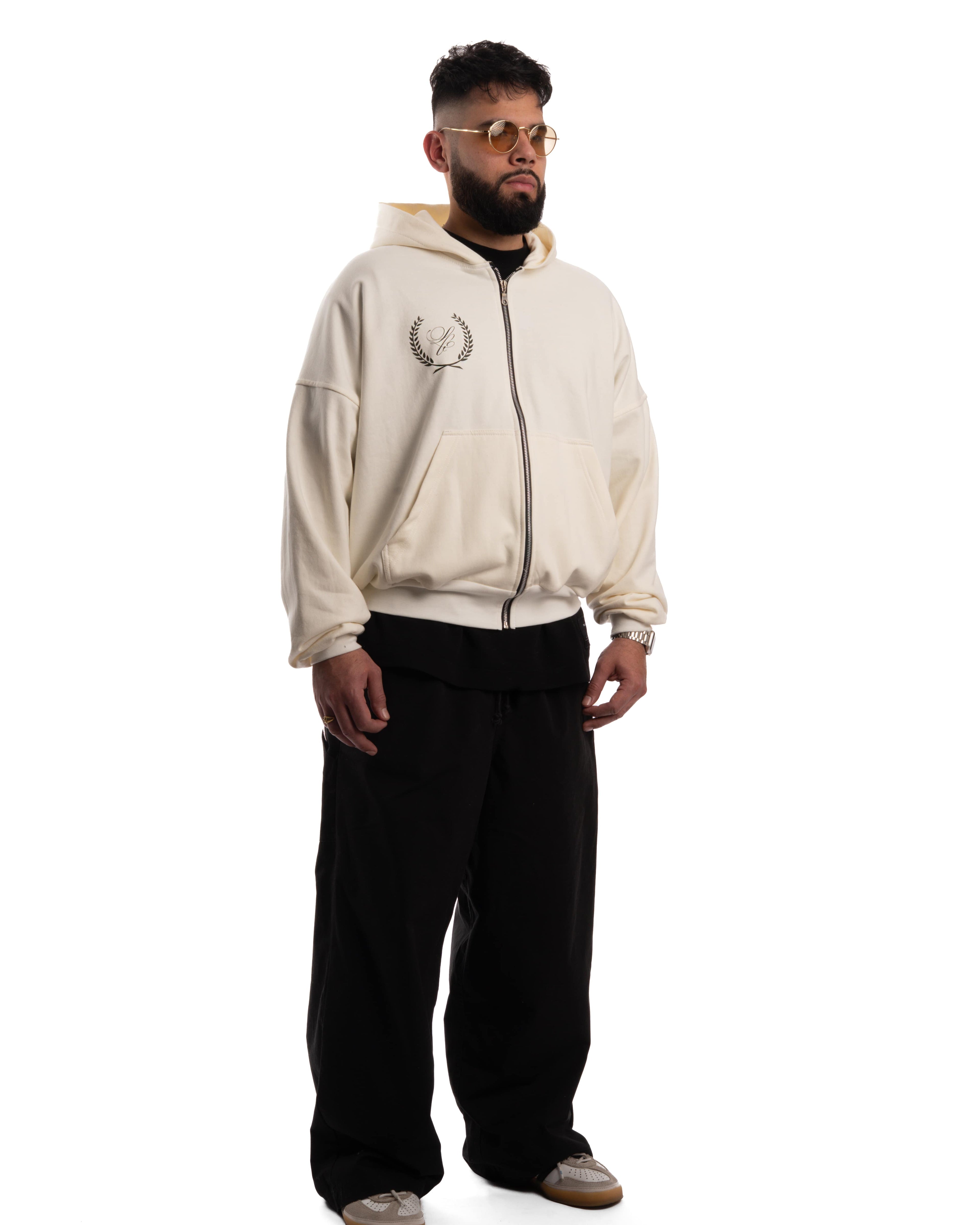 CLUB ZIP-UP // BOXY HOODIE ZIPPER