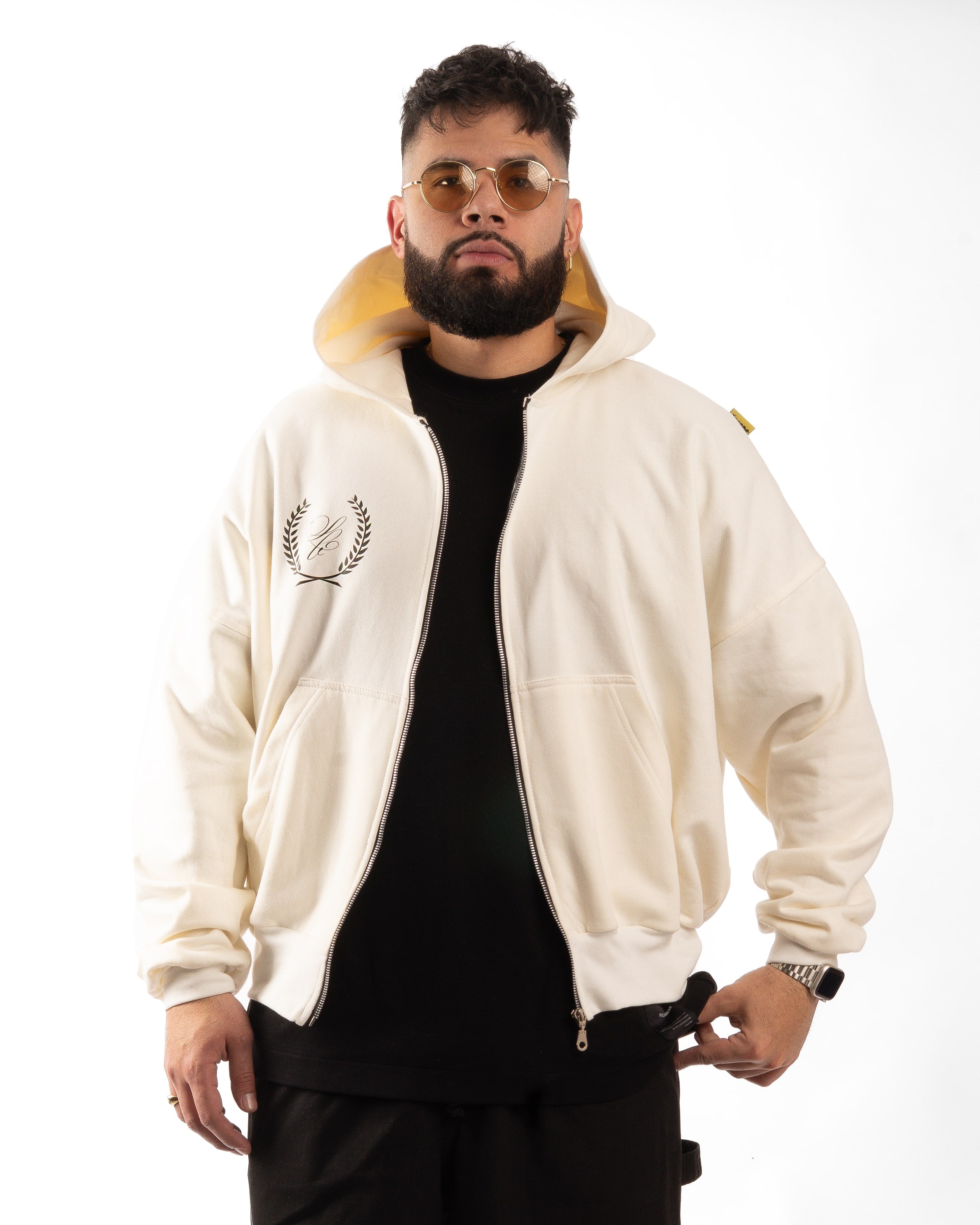 CLUB ZIP-UP // BOXY HOODIE ZIPPER