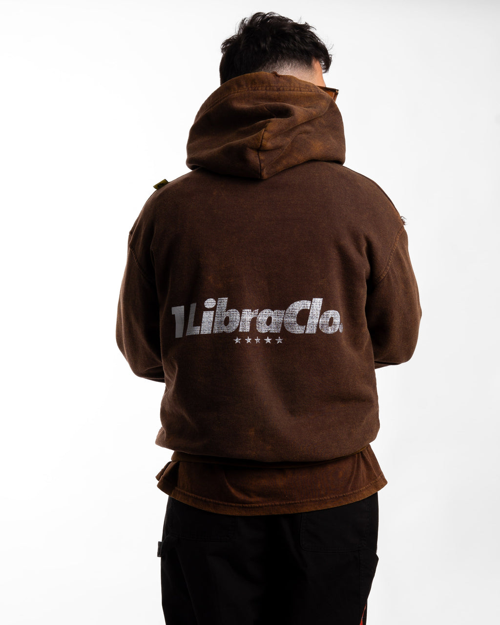 1LIBRACLO // HOODIE OVERSIZED // ACIDWASH