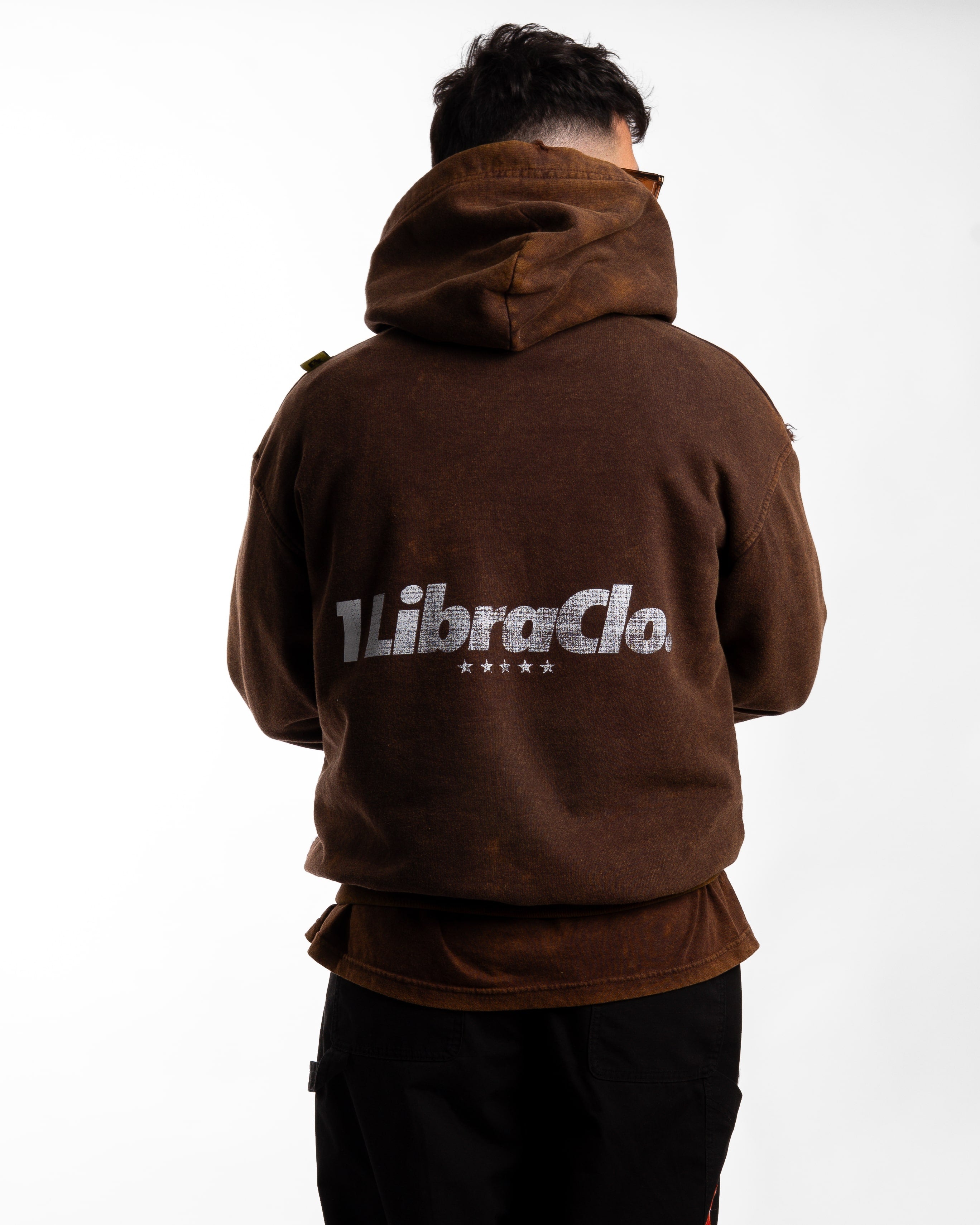 1LIBRACLO // HOODIE OVERSIZED // ACIDWASH