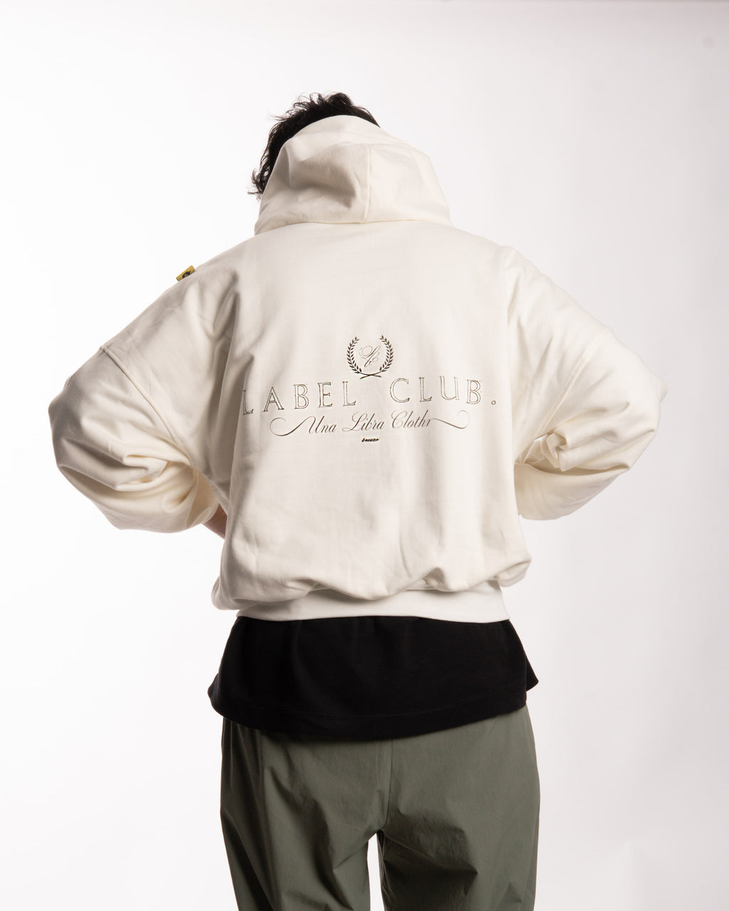 IVORY // BOXY HOODIE