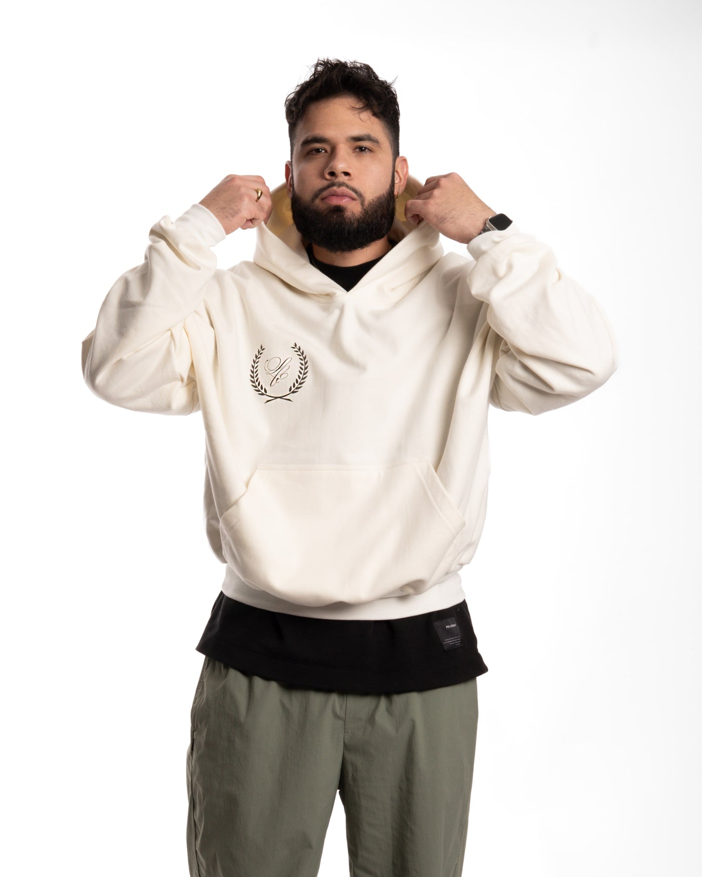 IVORY // BOXY HOODIE