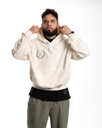 IVORY // BOXY HOODIE