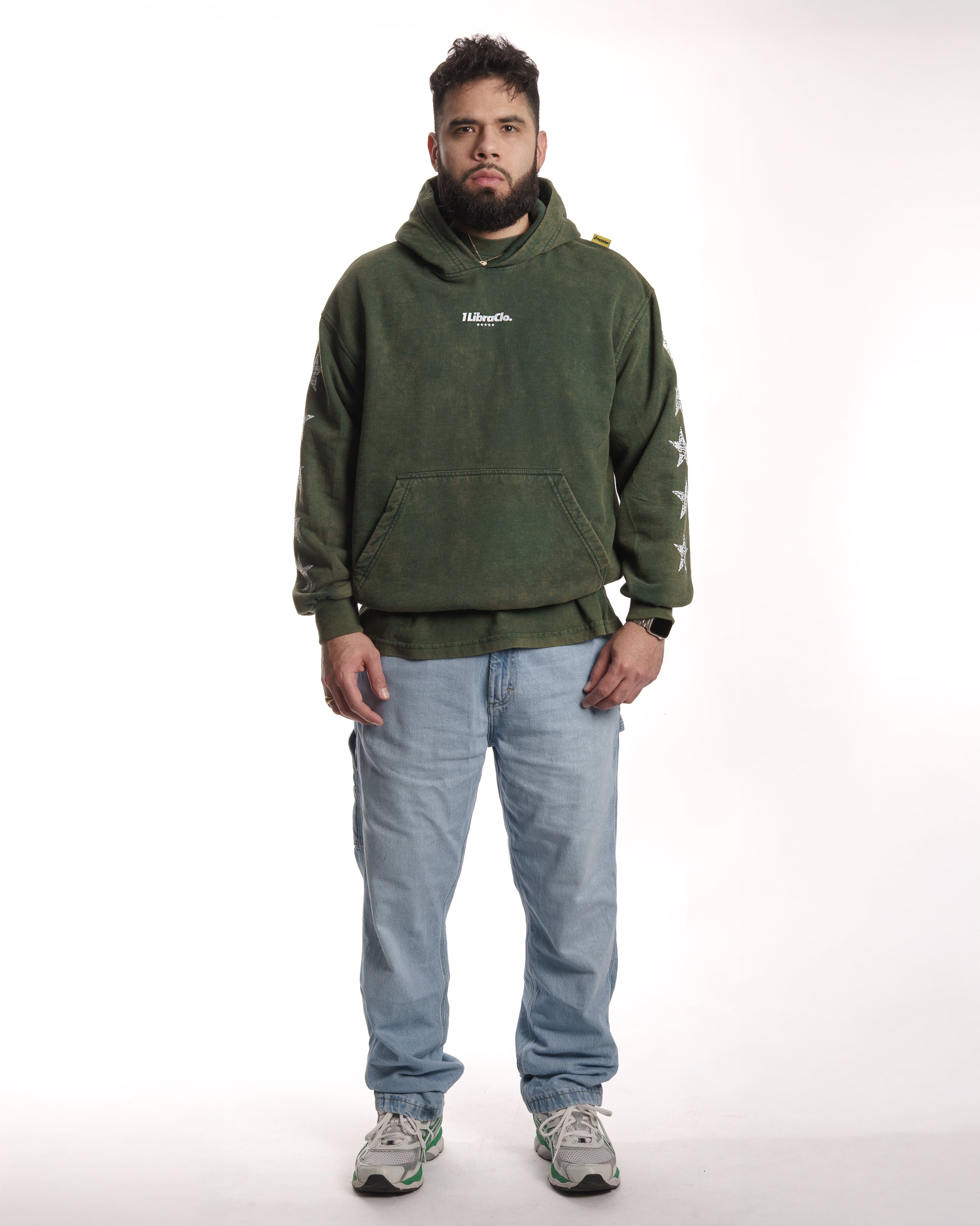 STAR LINE // HOODIE OVERSIZED // ACIDWASH