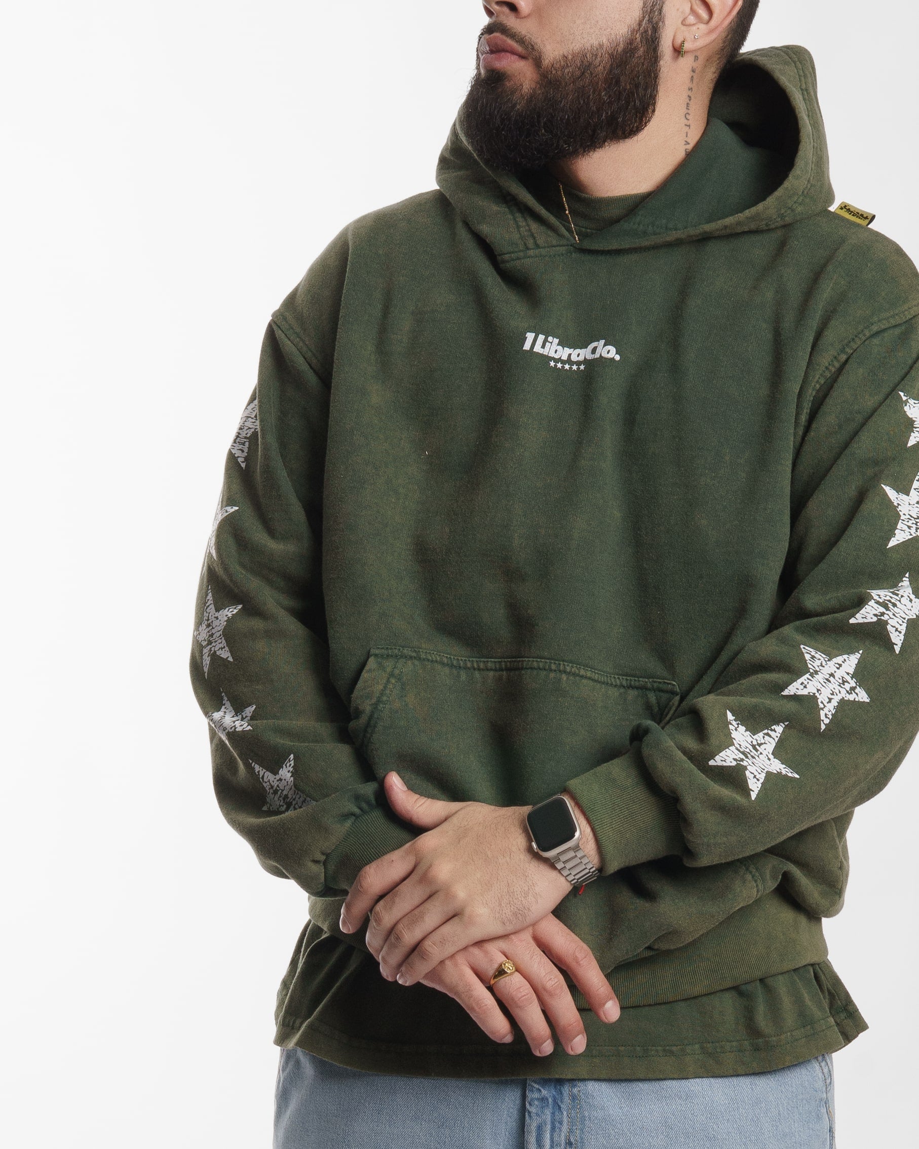 STAR LINE // HOODIE OVERSIZED // ACIDWASH