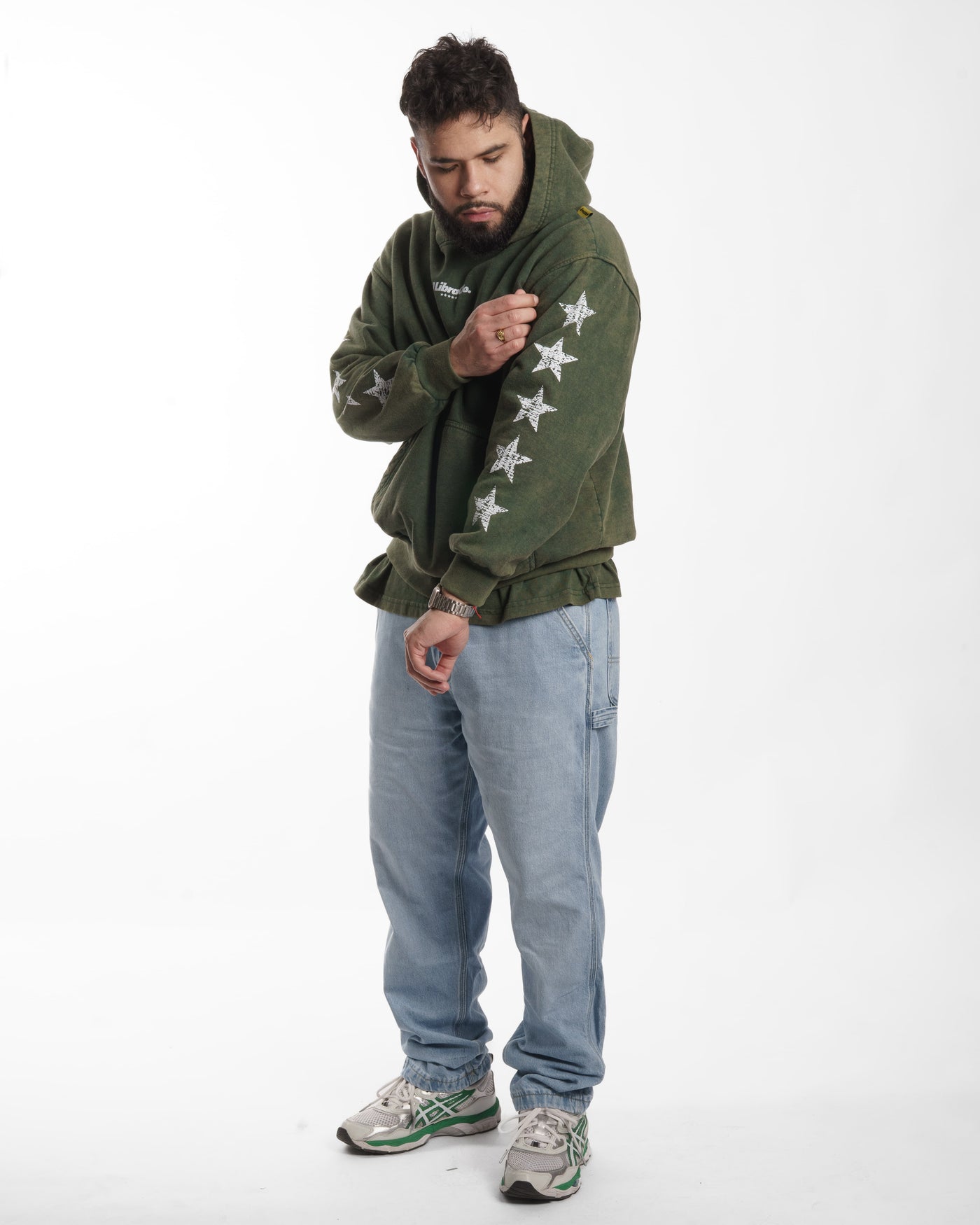STAR LINE // HOODIE OVERSIZED // ACIDWASH