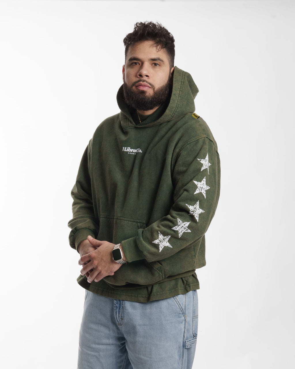 STAR LINE // HOODIE OVERSIZED // ACIDWASH