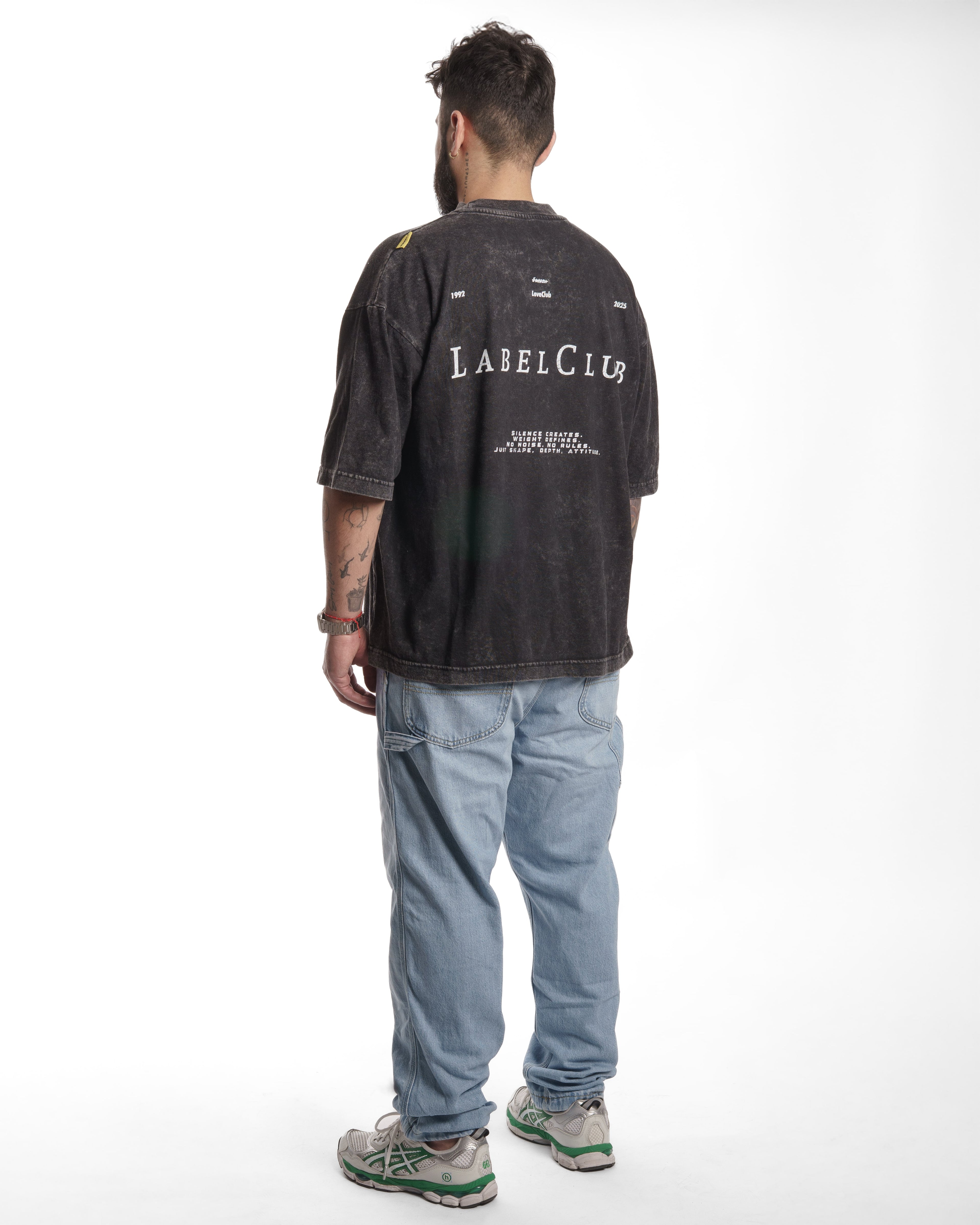 LABEL CLUB // OVERSIZED TEES // ACIDWASH