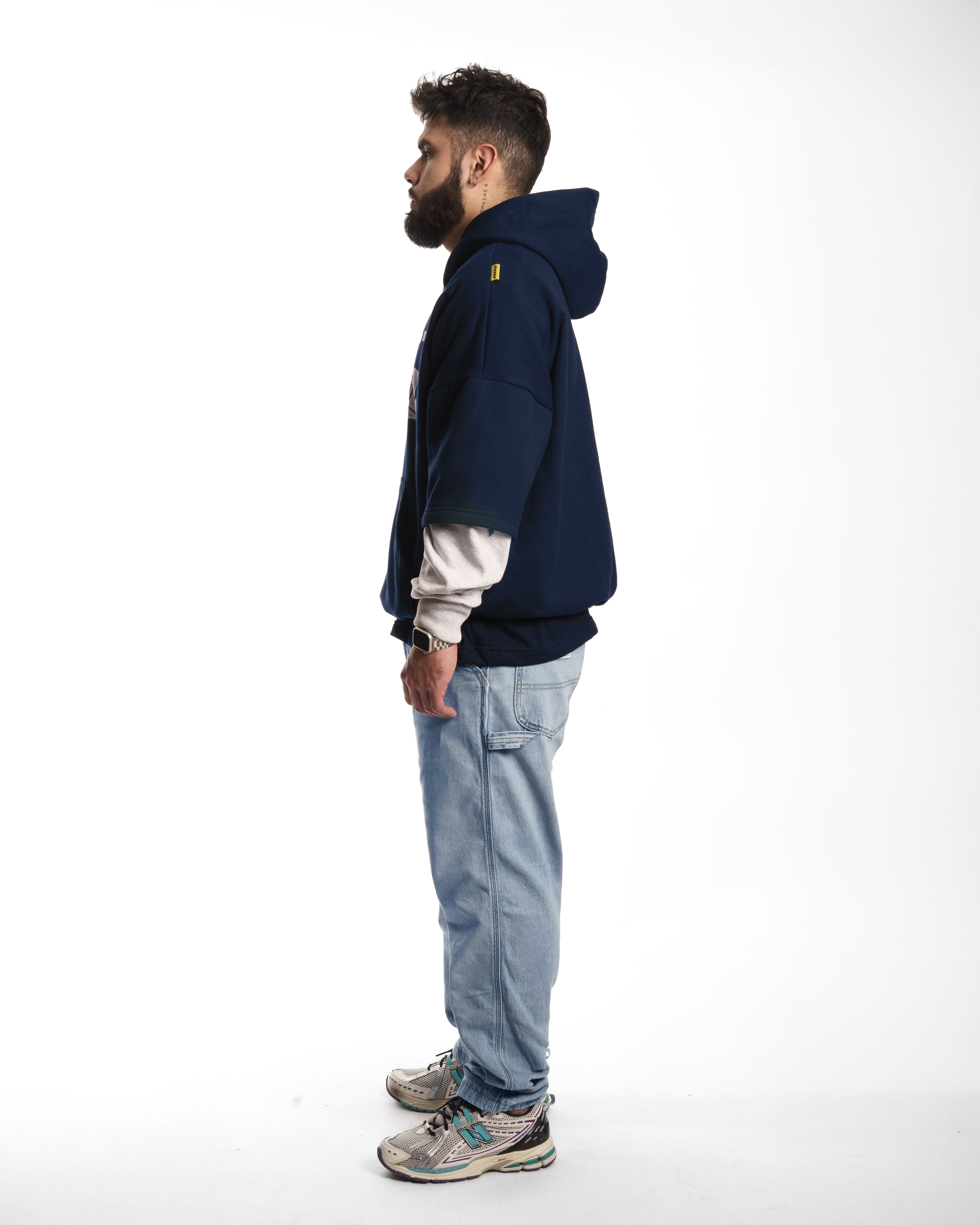 "1LB STITCH LOOK" // POLERON OVERSIZED DOUBLE SLEEVE