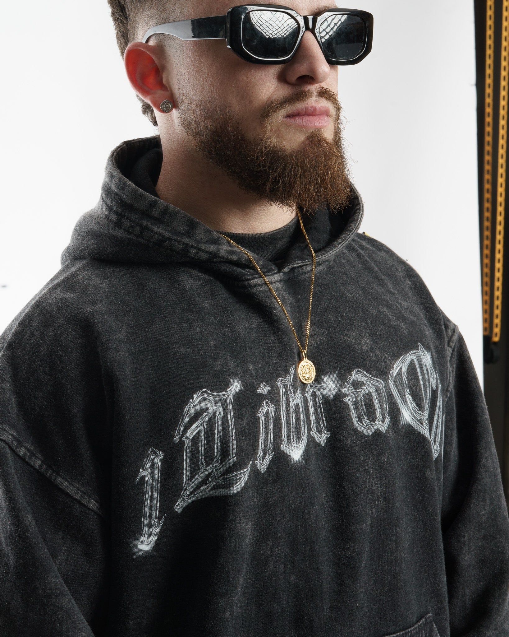 "METAL" // HOODIE OVERSIZED // ACIDWASH