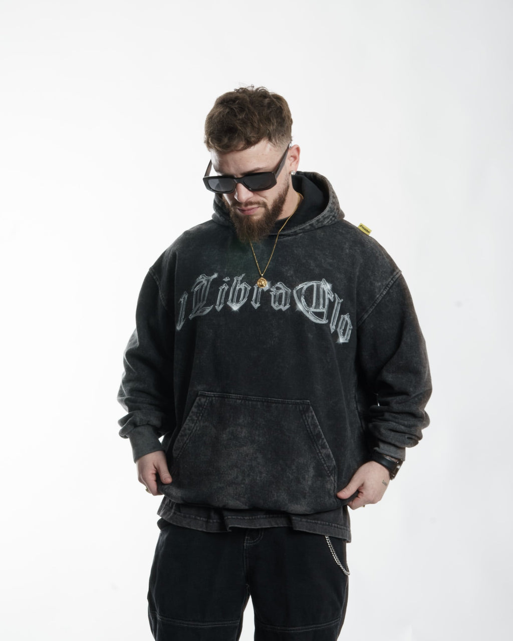 "METAL" // HOODIE OVERSIZED // ACIDWASH