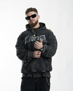 "METAL" // HOODIE OVERSIZED // ACIDWASH