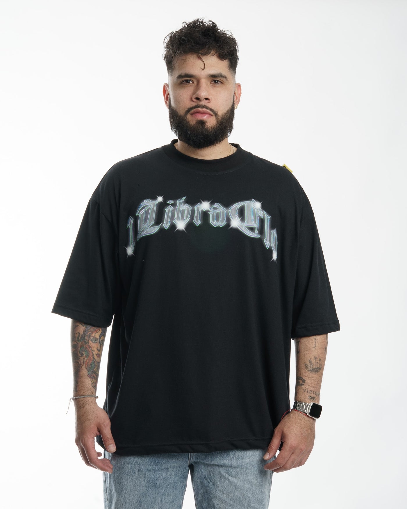 "RAINBOW METAL" // POLERA OVERSIZED
