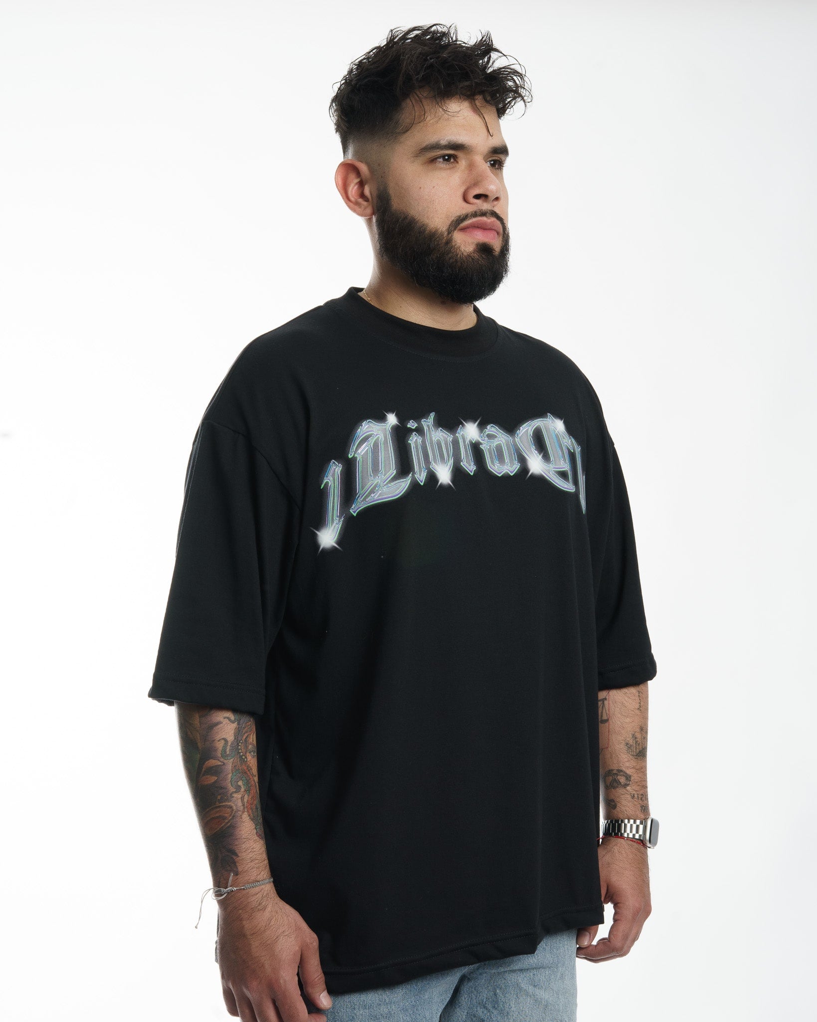 "RAINBOW METAL" // POLERA OVERSIZED