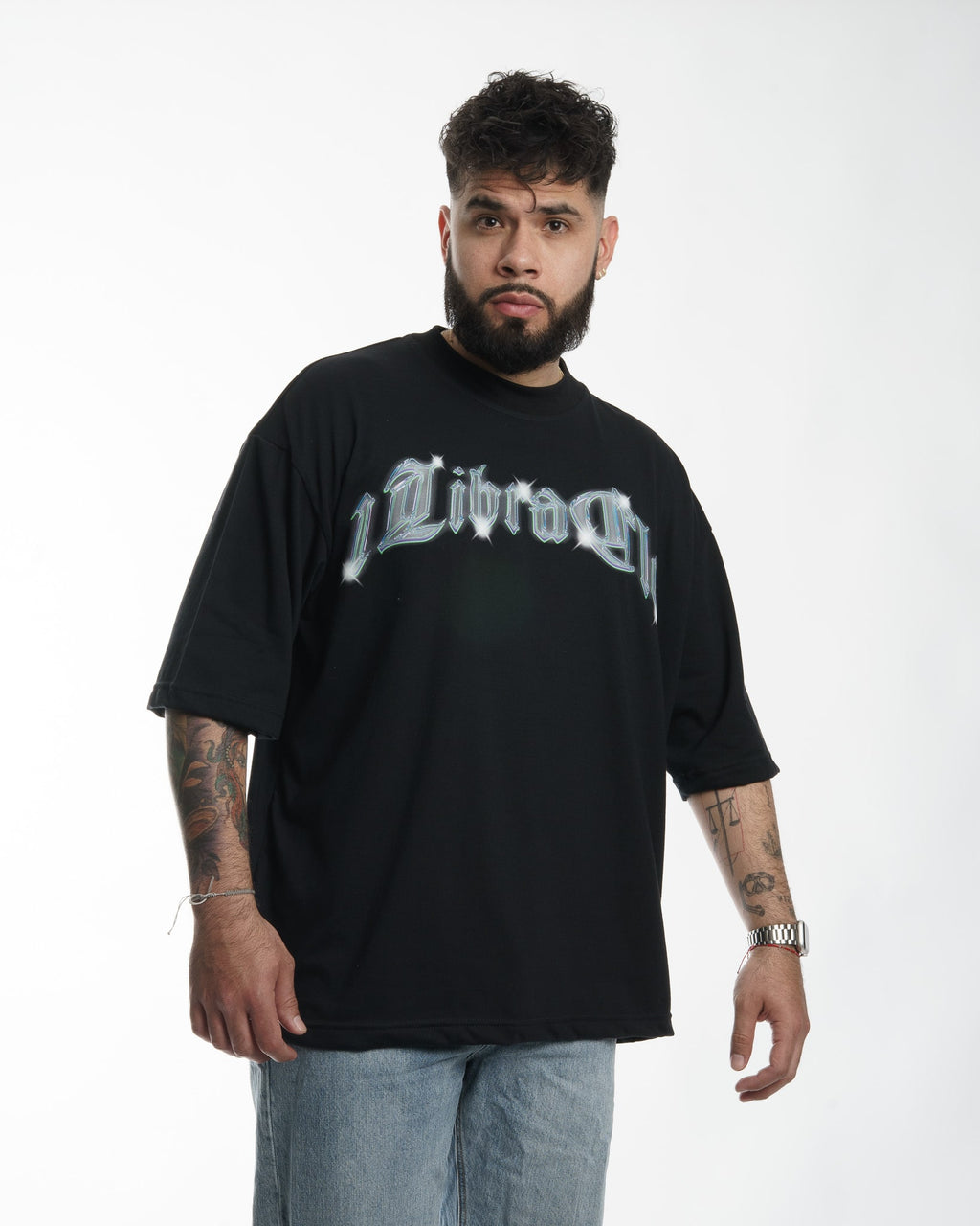 "RAINBOW METAL" // POLERA OVERSIZED