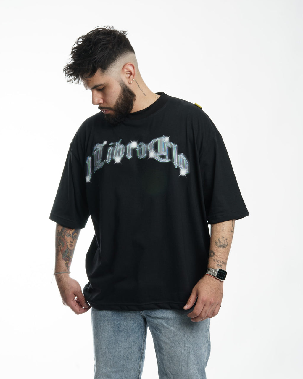 "RAINBOW METAL" // POLERA OVERSIZED