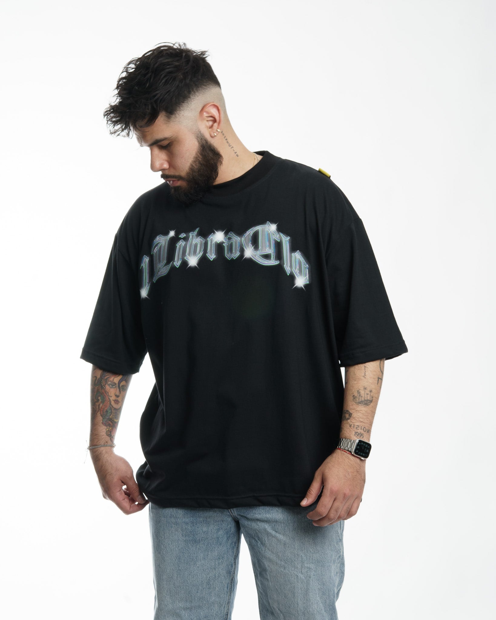 "RAINBOW METAL" // POLERA OVERSIZED