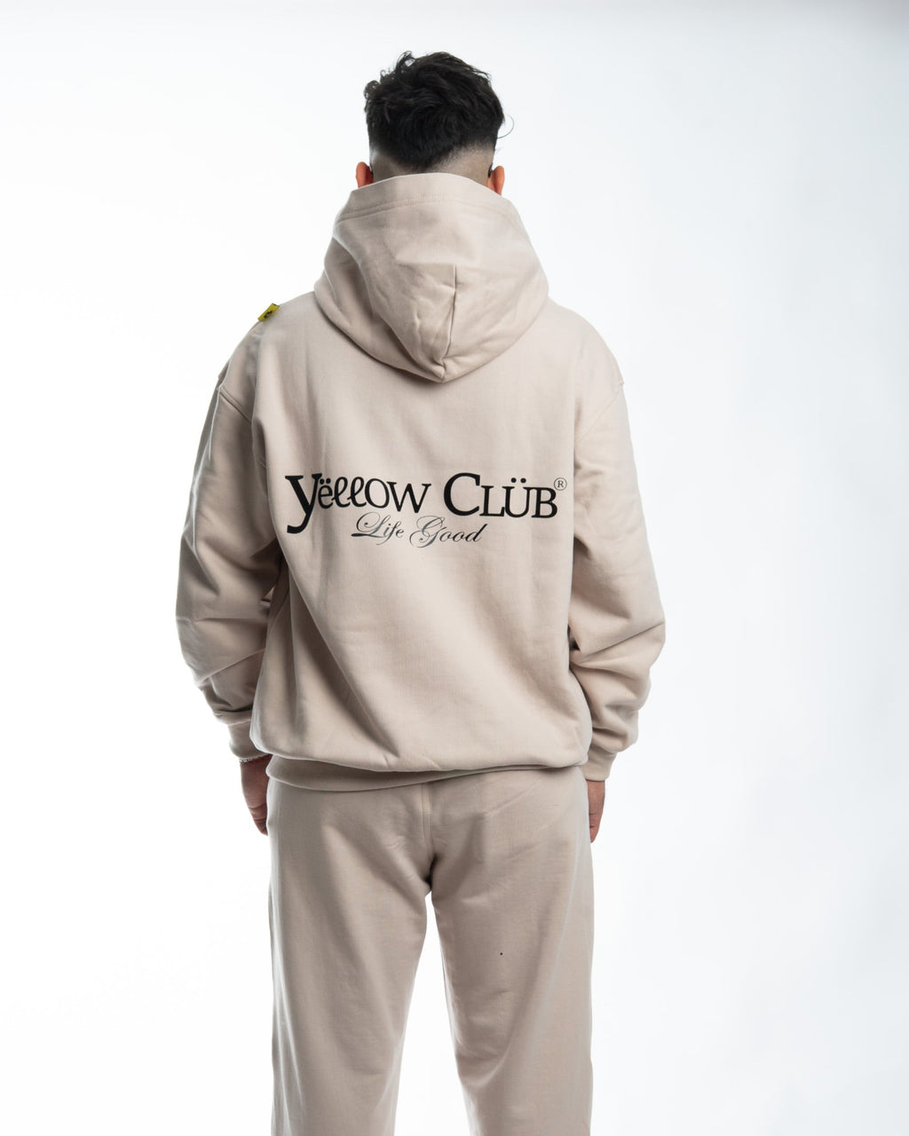 "YELLOW CLUB" // OVERSIZED HOODIE