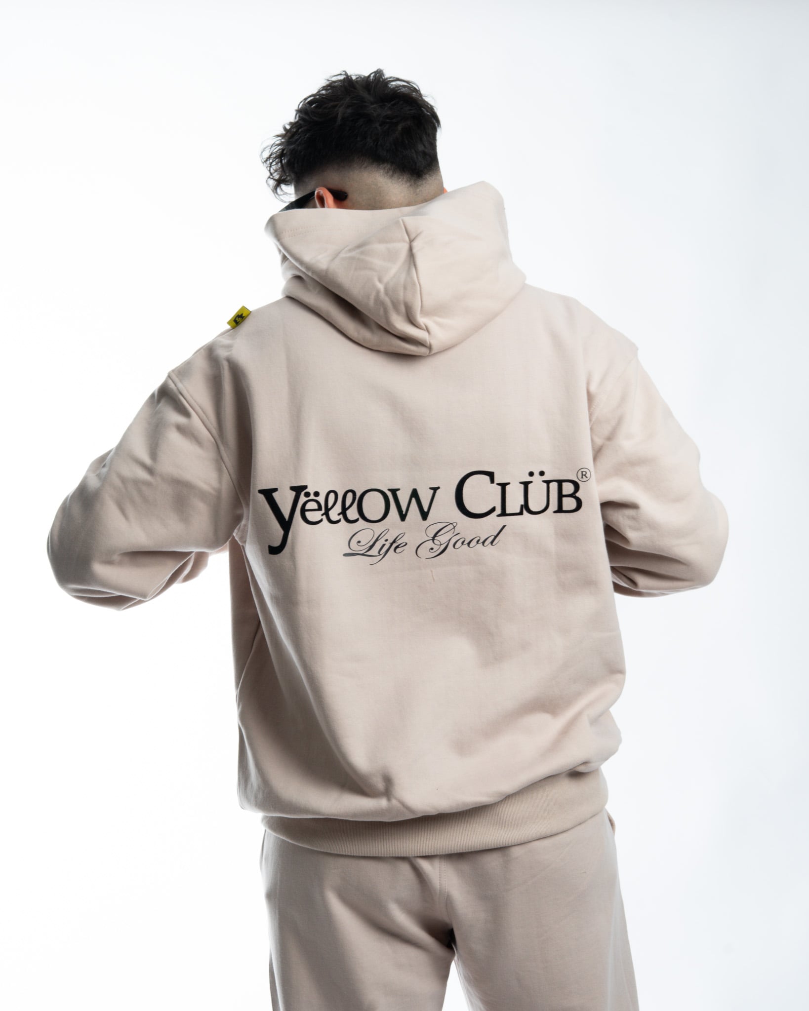 "YELLOW CLUB" // OVERSIZED HOODIE
