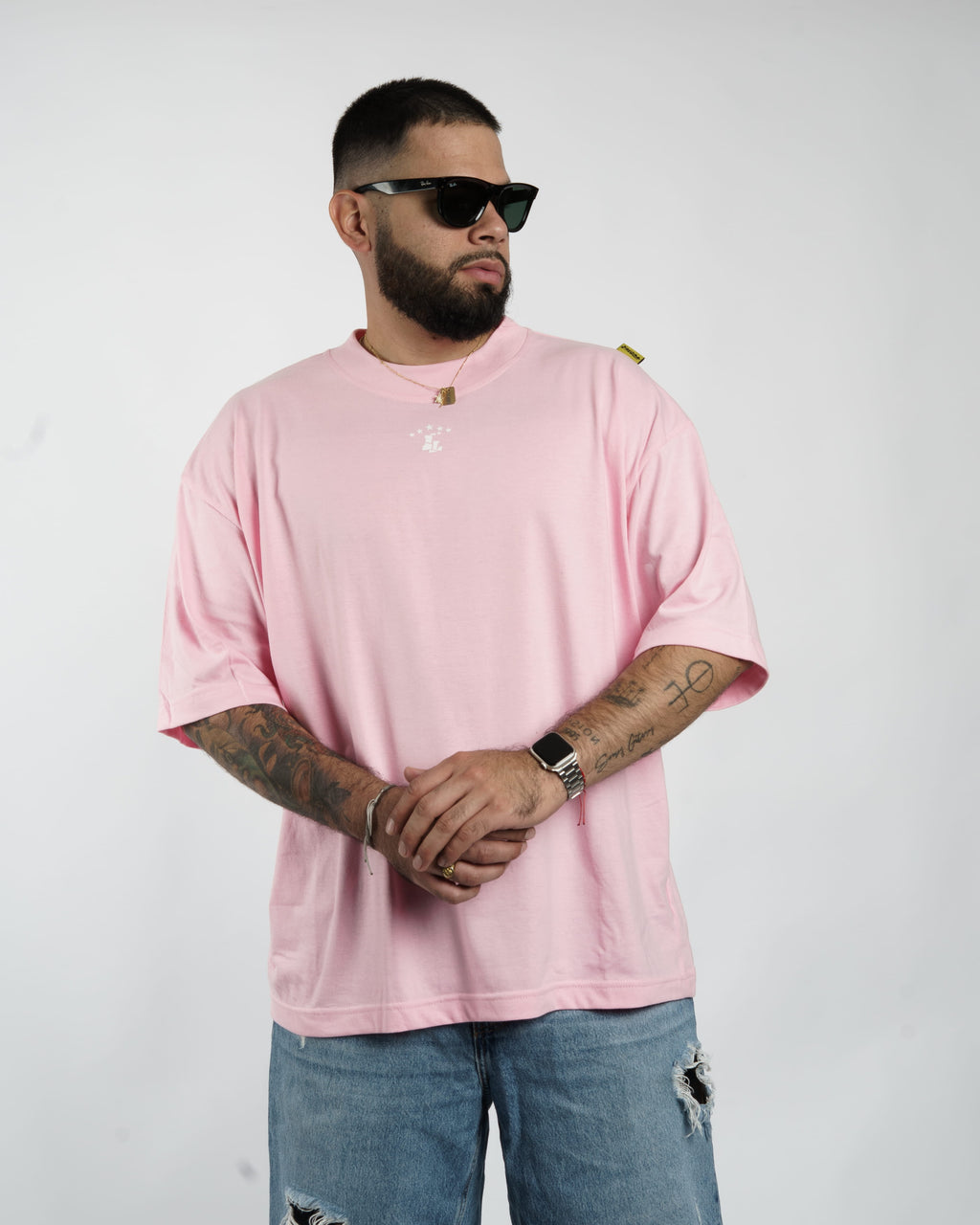 SUPER 6 PACK // POLERA OVERISIZED BASIC MINI LOGO V2