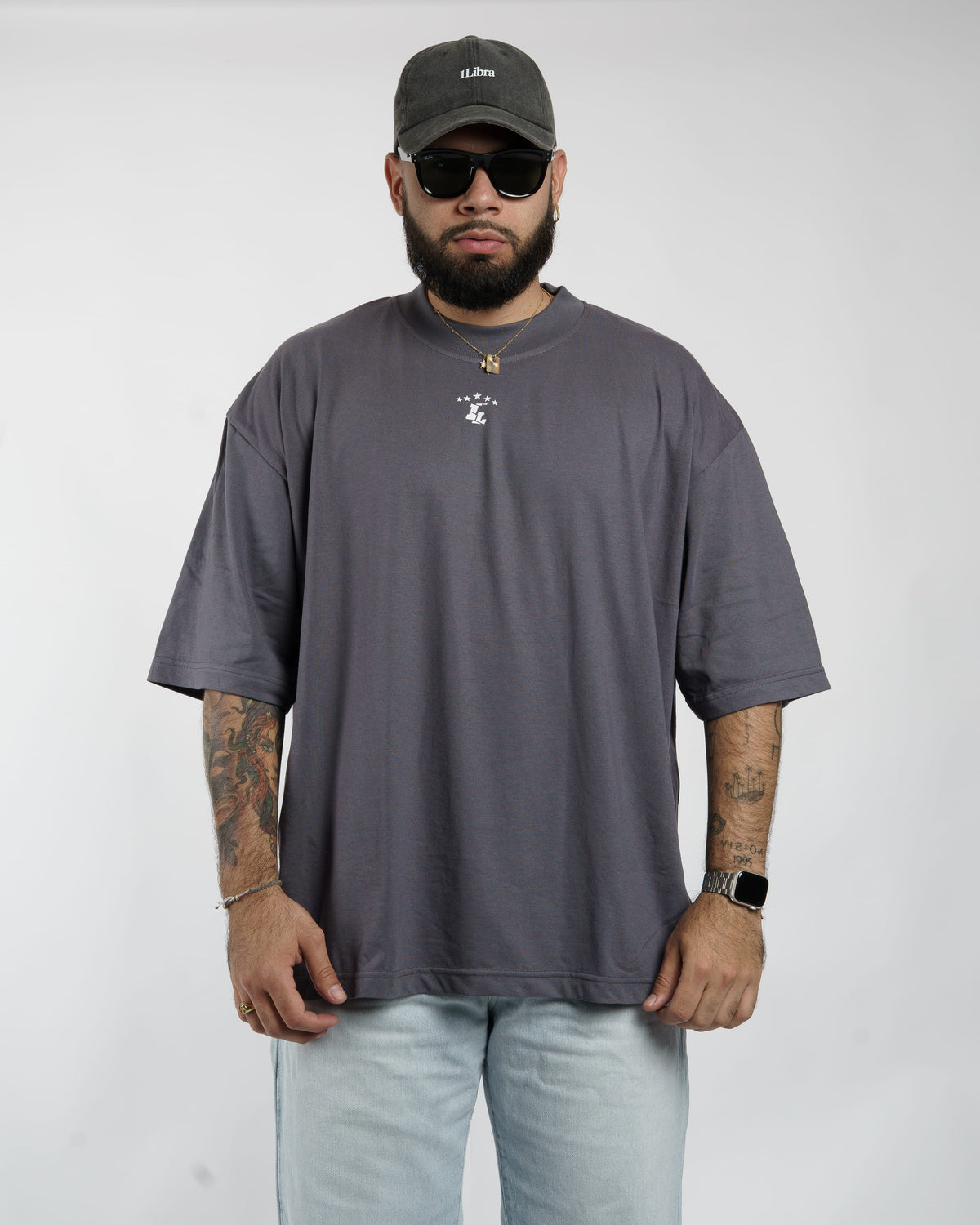 POLERA OVERSIZED BASIC MINI LOGO V2