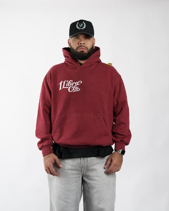 1LIBRACLO VINTAGE // HOODIE OVERSIZED // ACIDWASH