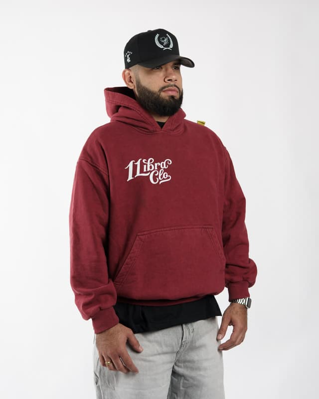 1LIBRACLO VINTAGE // HOODIE OVERSIZED // ACIDWASH
